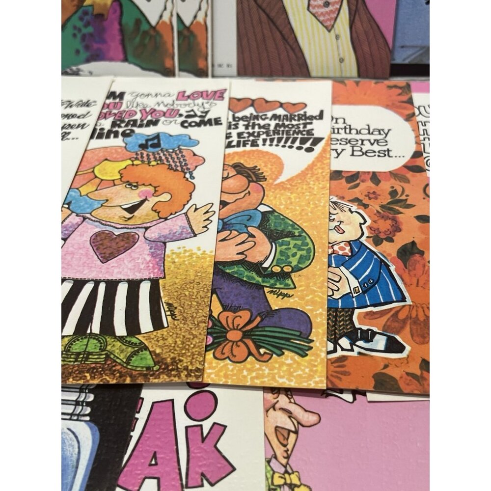 Rhinehart Novelty Greeting Cards Envelopes Get Well Birthday Lot of 23 & Boxes - Picture 4 of 6